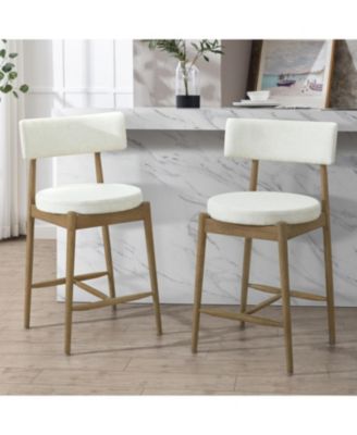 Mid Century Modern Counter Stools (Sets of 2)