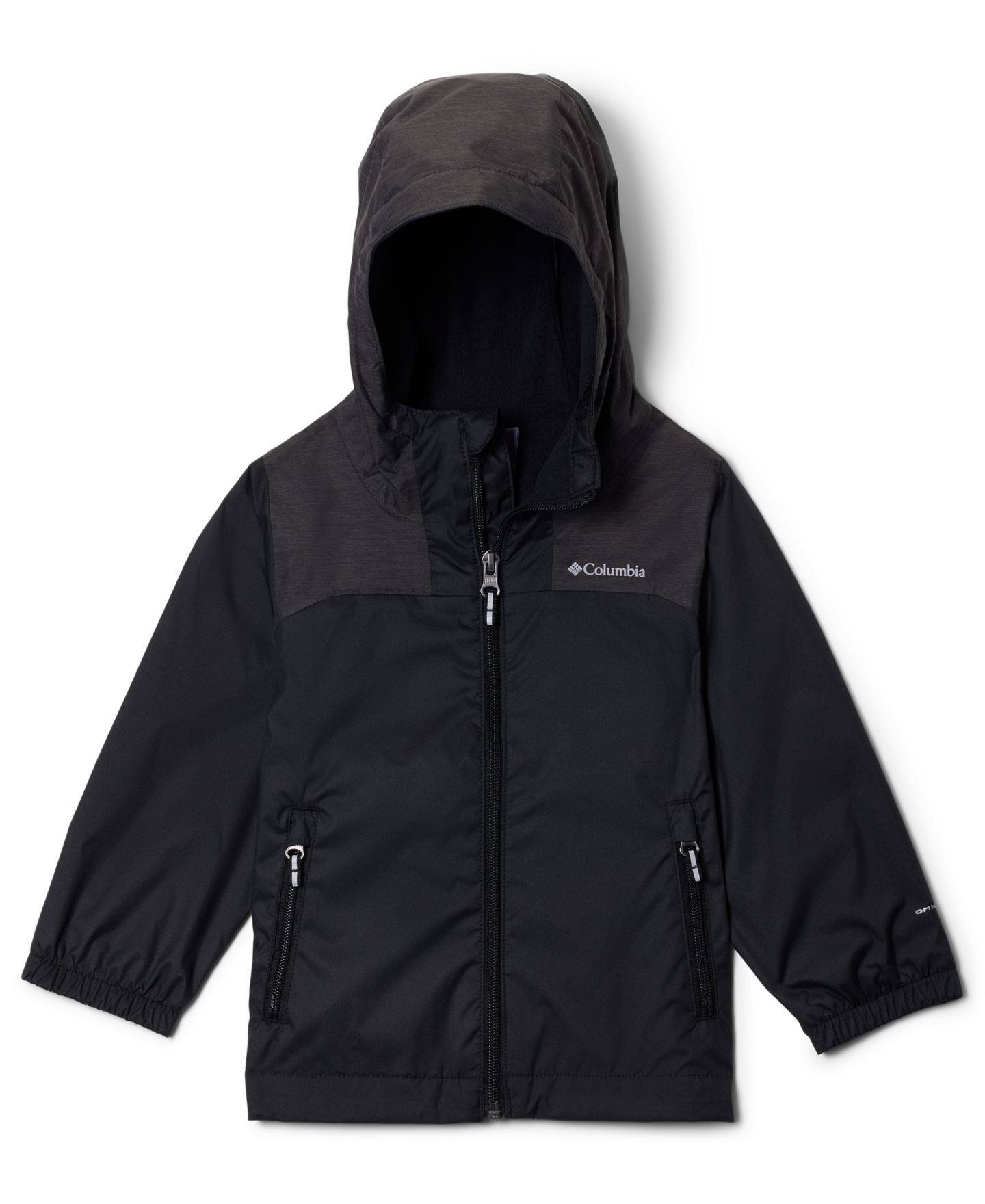 Куртка Columbia Rainy Trails™ III Fleece Lined Jacket для мальчиков, цвет: Чёрный — фото 1