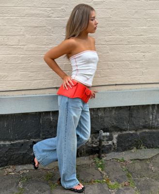 Women's Stevie Mid-Rise Wide-Leg Jeans