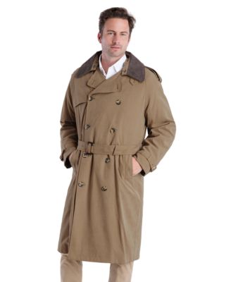 Men's Classic Fit Iconic Belted Trench Raincoat