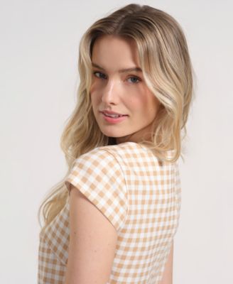 Women's Boat Neck Mini Dress