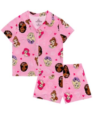 Girls' 4-10 Short-Sleeve Top and Shorts, 2-Piece Set