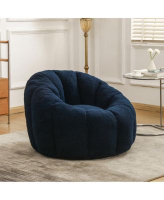 Bean Bag Chair Sofa with Armrests, Stuffed High-Density Foam Lazy Sofa for Adults