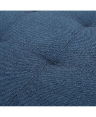  Upholstered Tufted Fabric Storage Ottoman