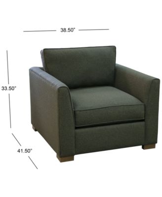 Corine 20" Upholstered XL Chair