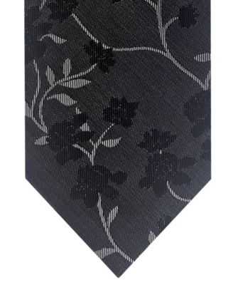 Men's Tonal Floral Slim Tie