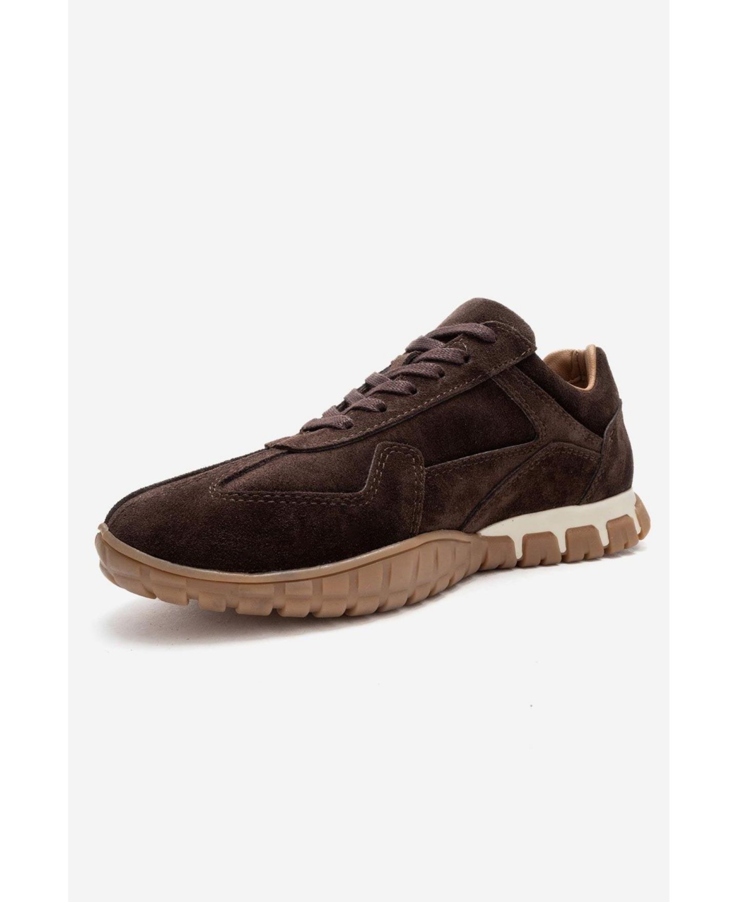 Женские кроссовки Forever & Always Shoes Lars Leather, цвет: Коричневый замшевый — фото 5