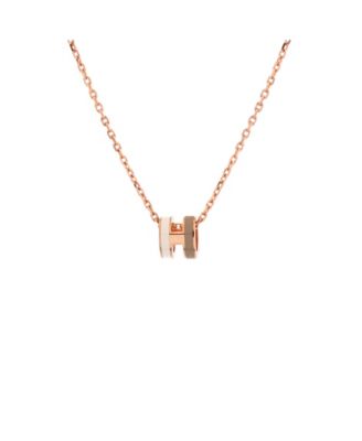 Pre-Owned HERMES Pop H Pendant Chain Necklace