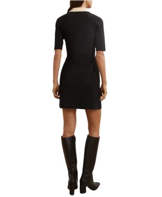 Women's Black Sheath Casual Dresses