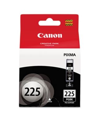 Canon PGI-225 Pigment Black Ink Tank for Select PIXMA iP, iX, MG, MX Series Printers