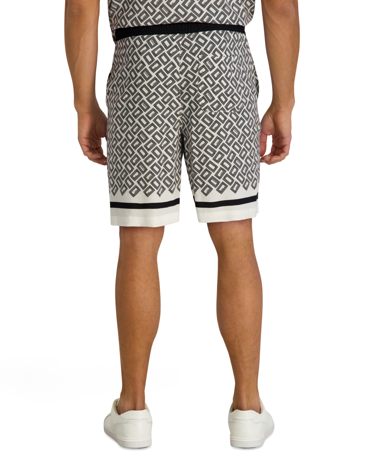 Karl Lagerfeld Paris Men's Relaxed-Fit Double L Shorts