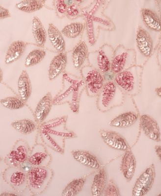 Adrianna Papel Women's Floral-Beaded Gown