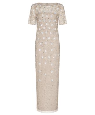 Women's Embellished Floral Sheath Dress