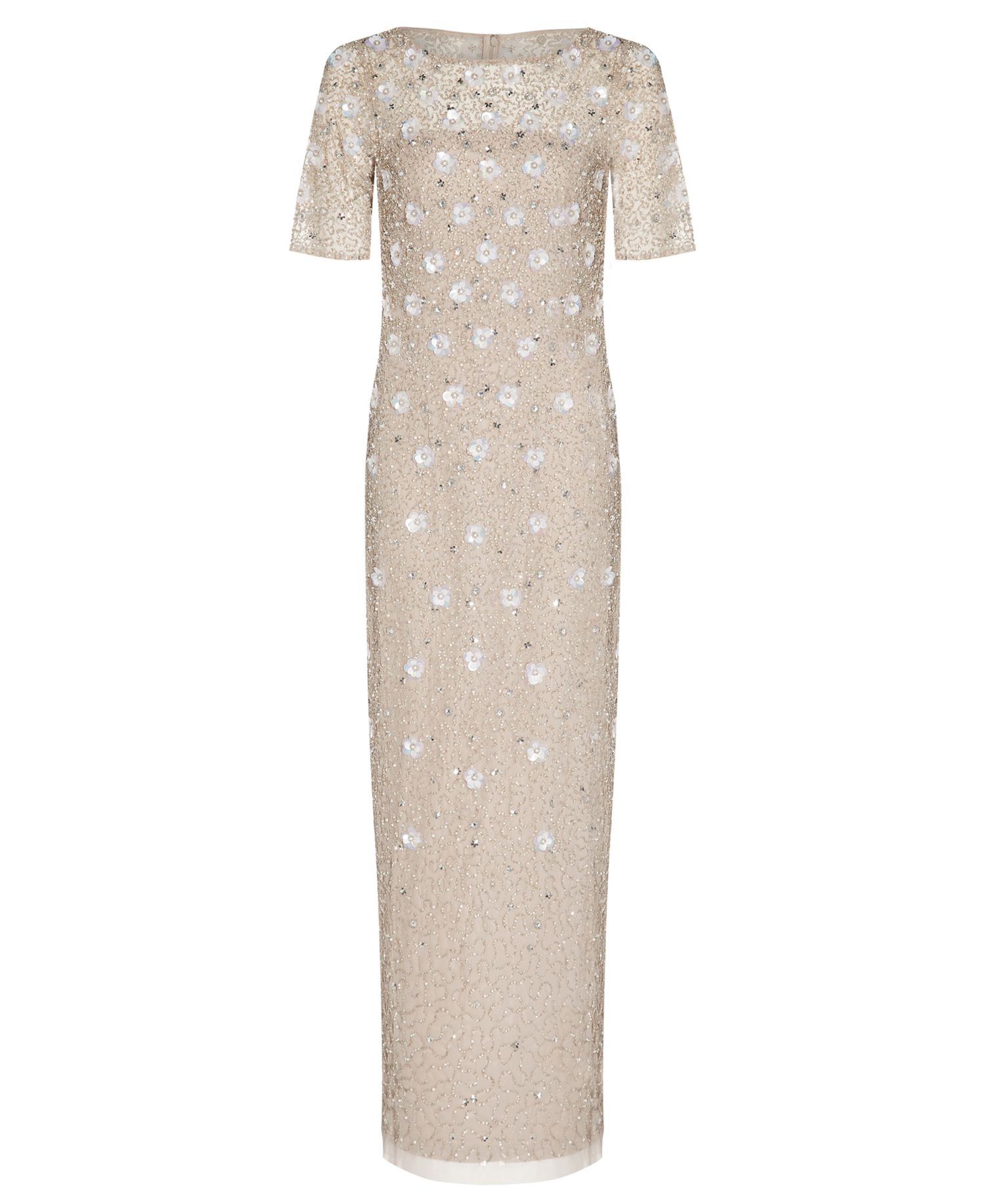 Women's Embellished Floral Sheath Dress