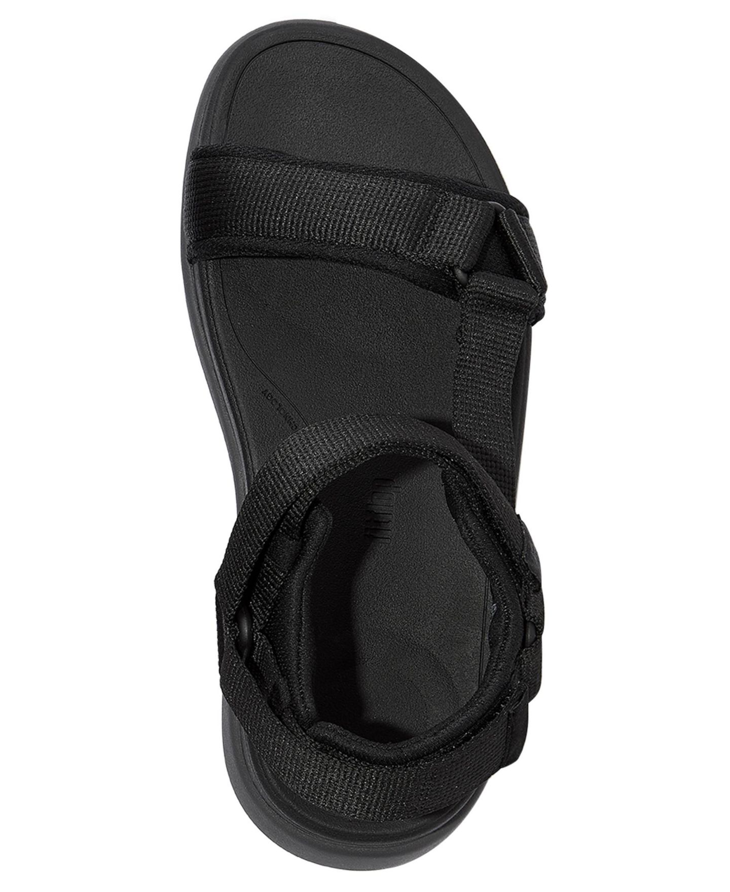 Мужские сандалии FitFlop Adjustable Webbing Back-Strap, цвет: Чёрный — фото 3
