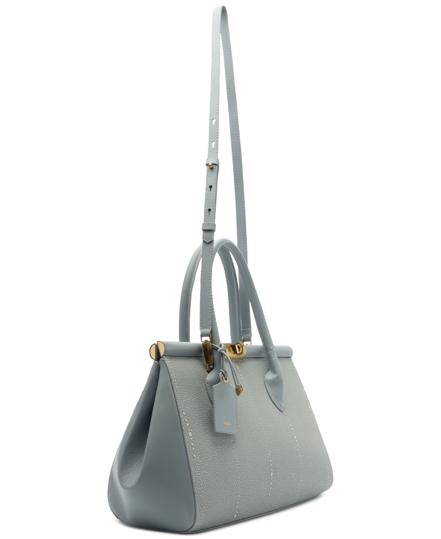 Morgan Medium Turn-Lock Tote Handbag