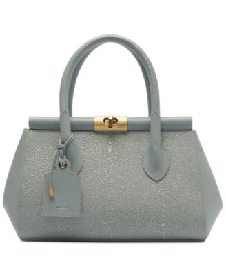 Morgan Small Turn-Lock Tote Handbag