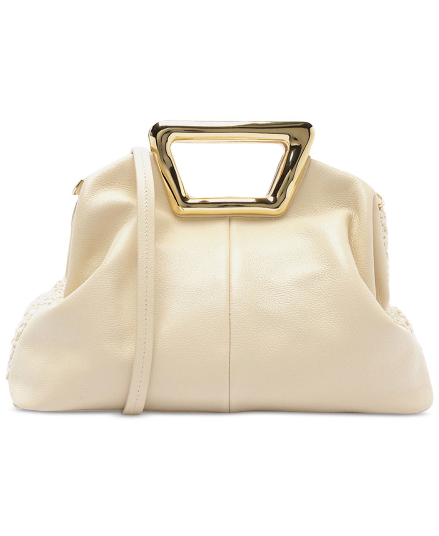 Amelia Medium Embroidery Snap Button Crossbody Handbag