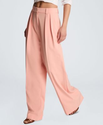 Women's Fly-Front Double Pleated Pants