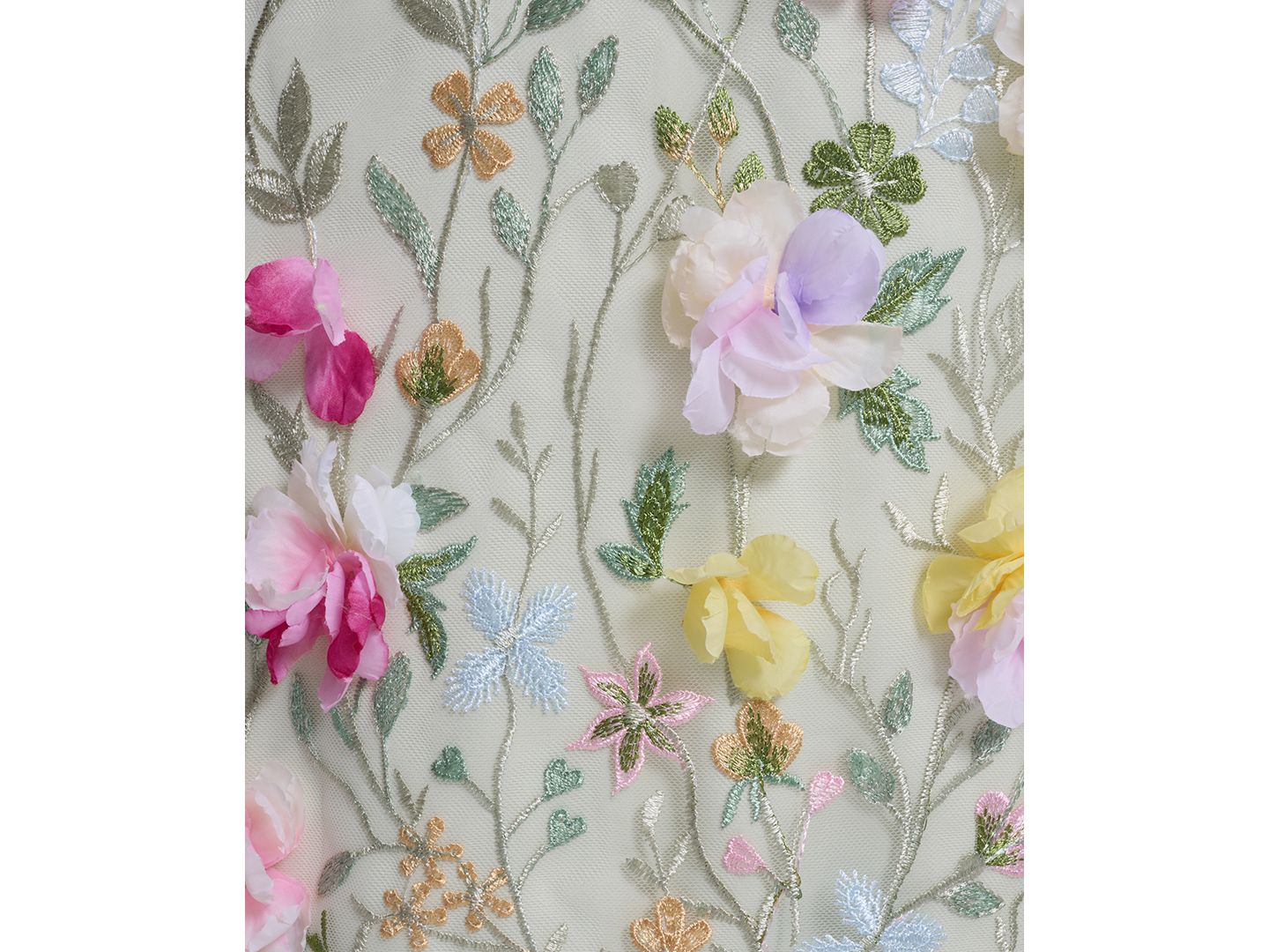 Женское платье Eliza J Sleeveless Mock Neck Floral Embroidered, цвет: Mul — фото 5
