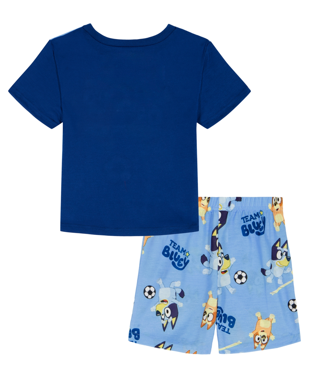 Bluey Toddler Boys' 2T-4T Printed Short-Sleeve T-Shirt & Shorts, 2-Piece Set