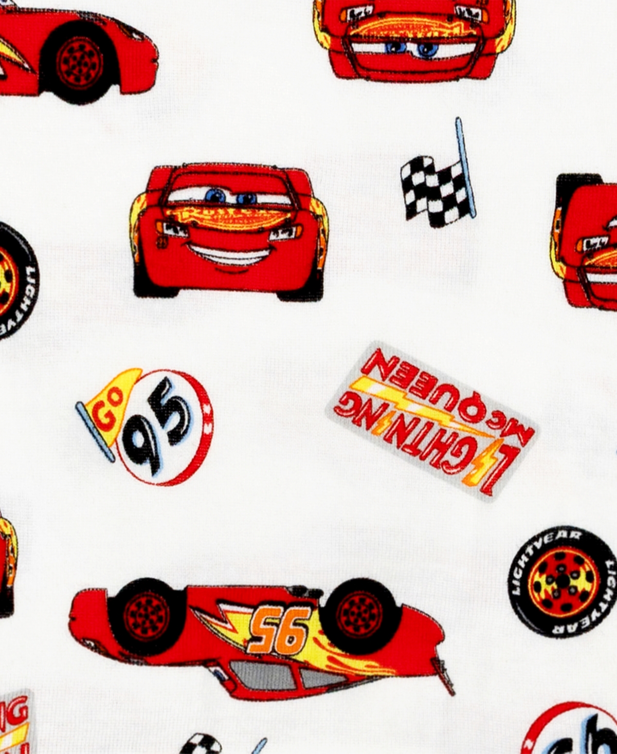 Cars Toddler Boys' 2T-4T Printed Short-Sleeve T-Shirt & Shorts, 4-Piece Set