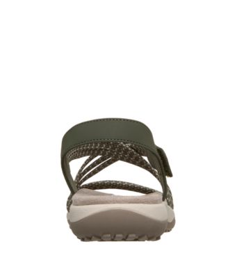 Women's Reggae Slim Stretch Sandals from Finish Line