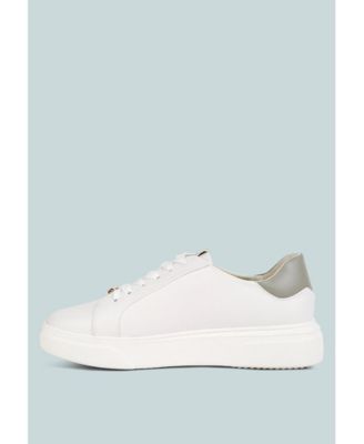 SCHICK Womens Lace Up Leather Sneakers