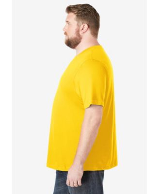 Men's Big and Tall Shrink-Less Lightweight Crewneck T-Shirt