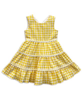 Baby Girls' Gingham-Print Dress