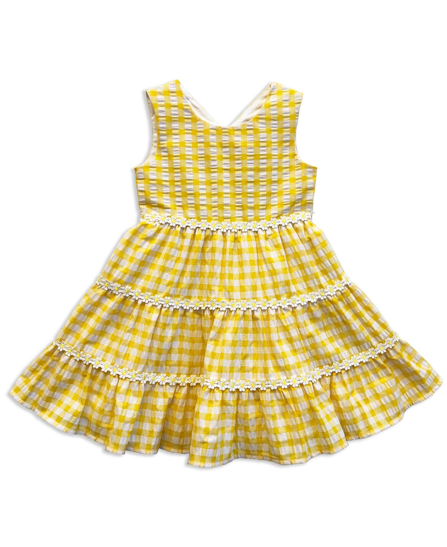 Baby Girls' Gingham-Print Dress