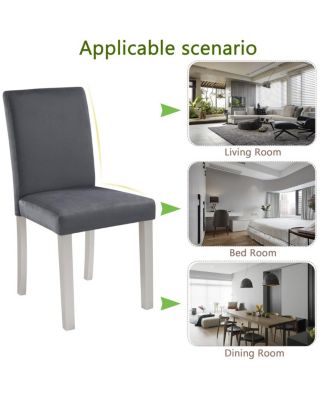 Dining Chairs Set of 4, Kitchen Chair with Padded Seat