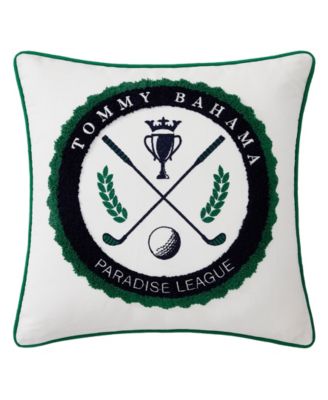Paradise League Cotton Decorative Pillow, 18" x 18"
