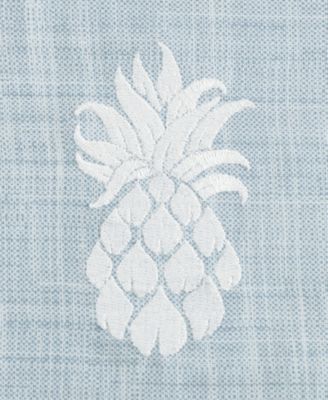 Ocean Bay Pineapple Cotton Decorative Pillow, 12" x 16"