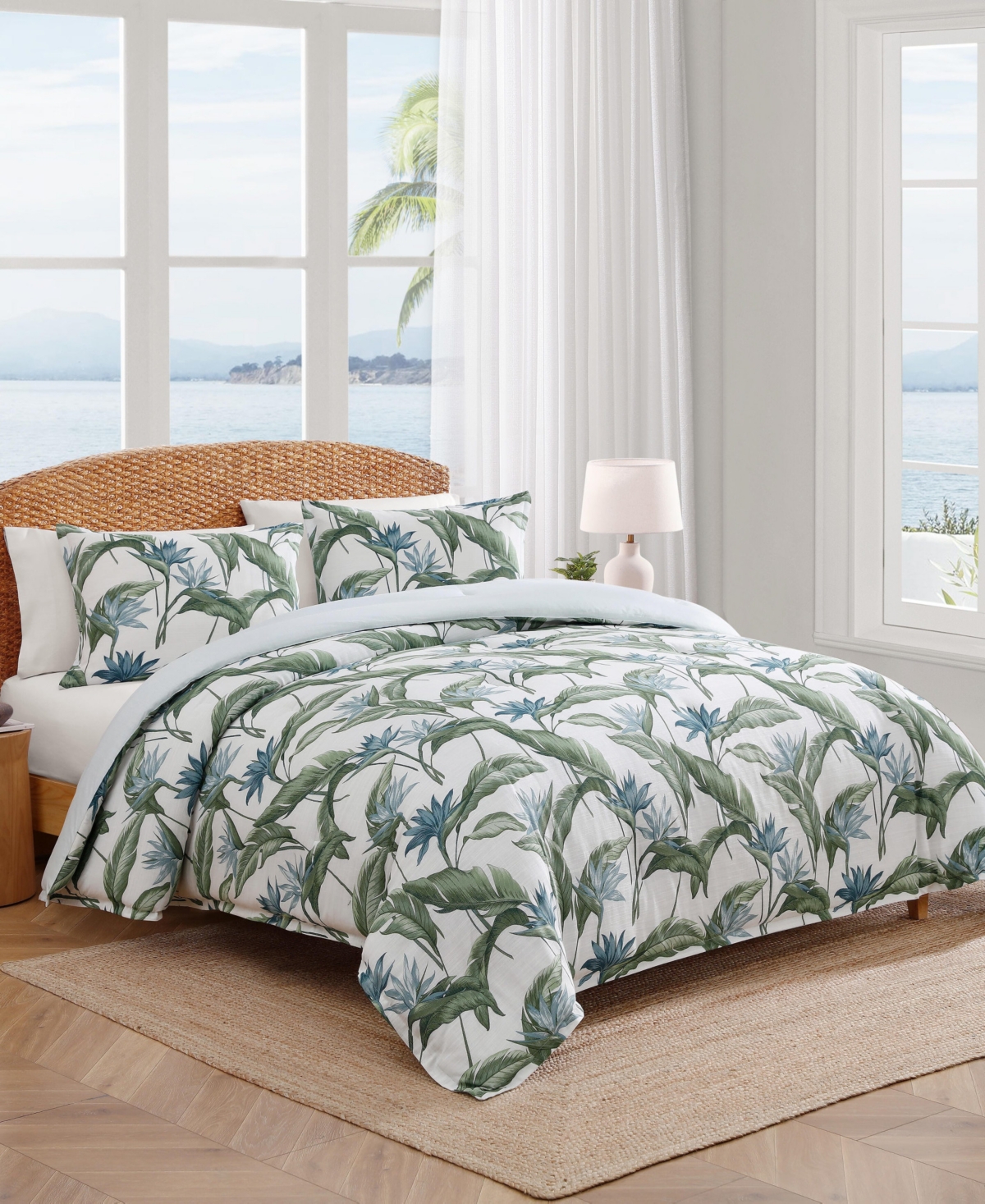 Tommy Bahama Home Birds of Paradise Cotton 3-Pc. Comforter Set