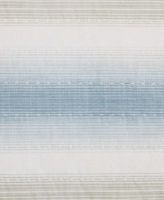 Prima Island Stripe Cotton Reversible 3-Pc. Quilt Set, King