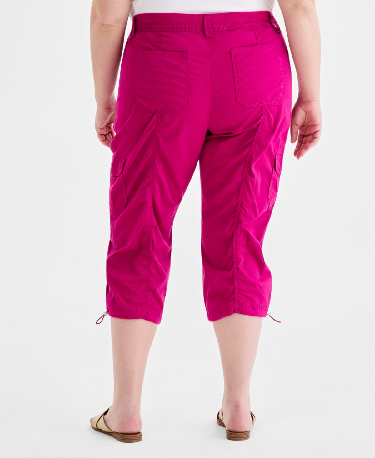 Style & Co Plus Cargo Capri Pants, Macy's Exclusive