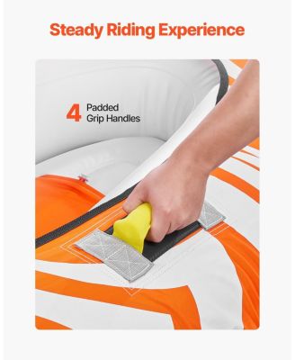 2-Person Towable Boat Tube with Dual Cockpits and Nylon Cover