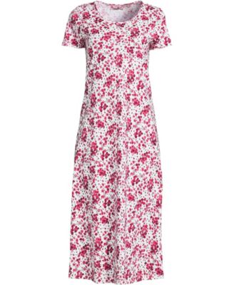 Women's Cotton Short Sleeve Midcalf Nightgown