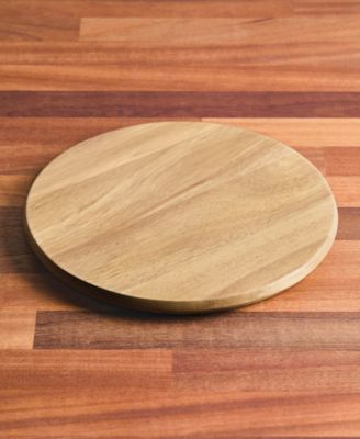 9" Magnetic Acacia Trivet with Silicone Feet