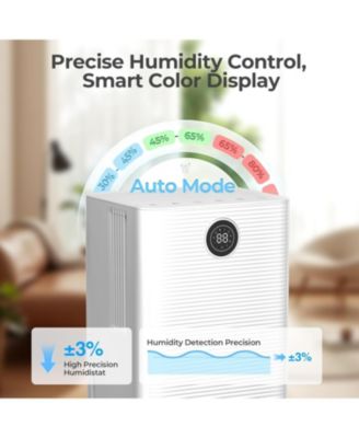 25 Pint Dehumidifier, 38dB Quiet, 3 Modes, Drain Hose