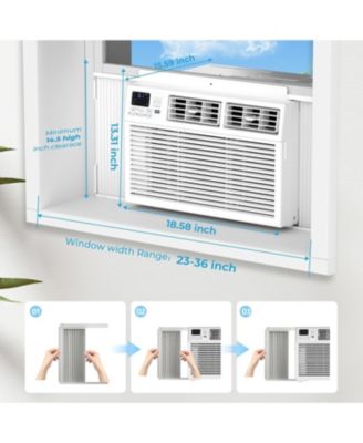 8000 BTU Window Air Conditioner for 350 Sq. Ft.