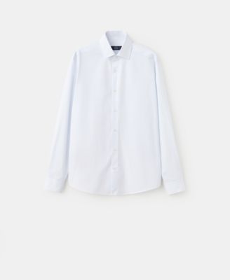 Men's Cotton Striped Slim-Fit Shirt