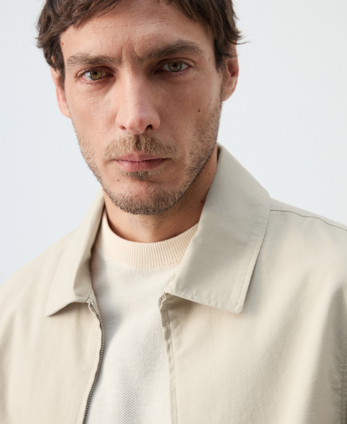 Mango Men's Lightweight Cotton Lyocell Jacket