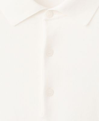 Men's Cotton Fine-Knit Polo Shirt