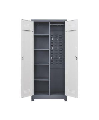 Metal Cleaning Tool Cabinets With Locking Doors