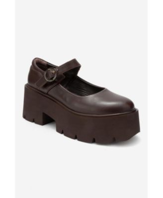 Women s Orina Leather Platform Mary Jane Shoe