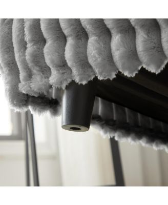 Plush Corduroy Ottoman.