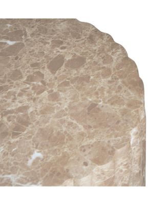 Outdoor Cleme Carved Side Table