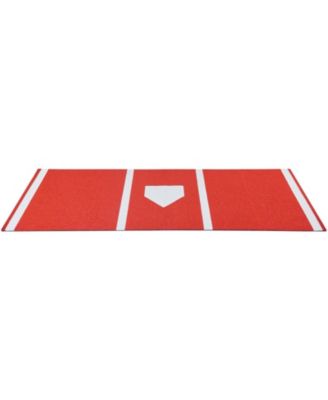 10 x 3.8 Ft Baseball Hitting Mat with Home Plate